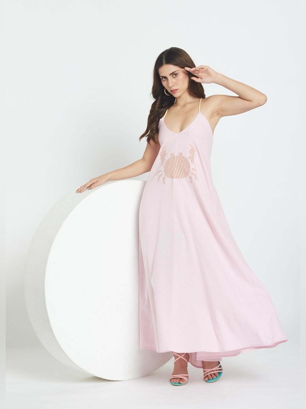 Be Sunset FIORE LIFE DRESS - Maxi dress - pink Size S/M NWT